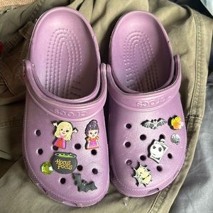 Hocus pocus inspired purple crocs